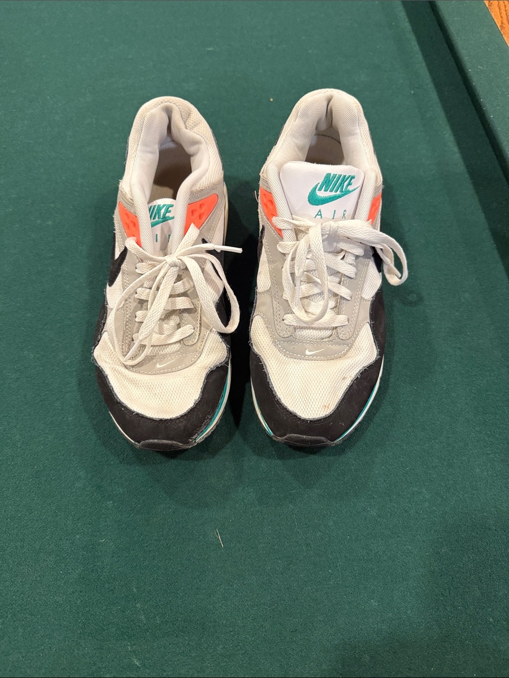 Nike Air - White, Black, Teal & Orange